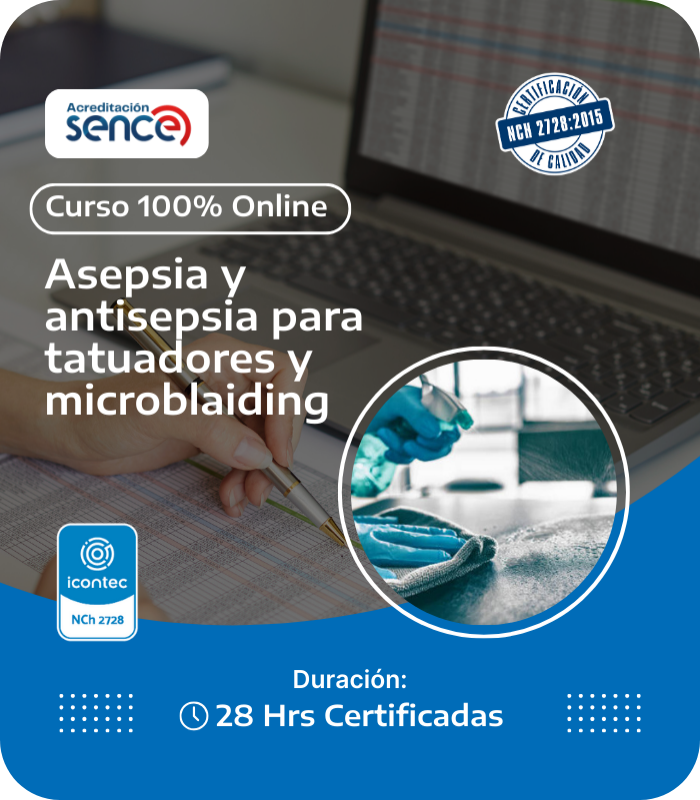 29 Asepsia y antisepsia para tatuadores y microblanding para Empresas - Imagen 1